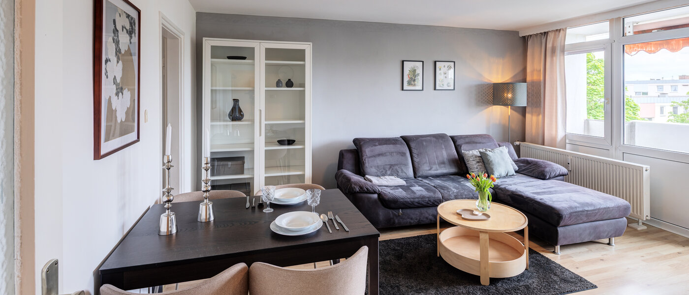 apartment München Freimann 02 living area 14434
