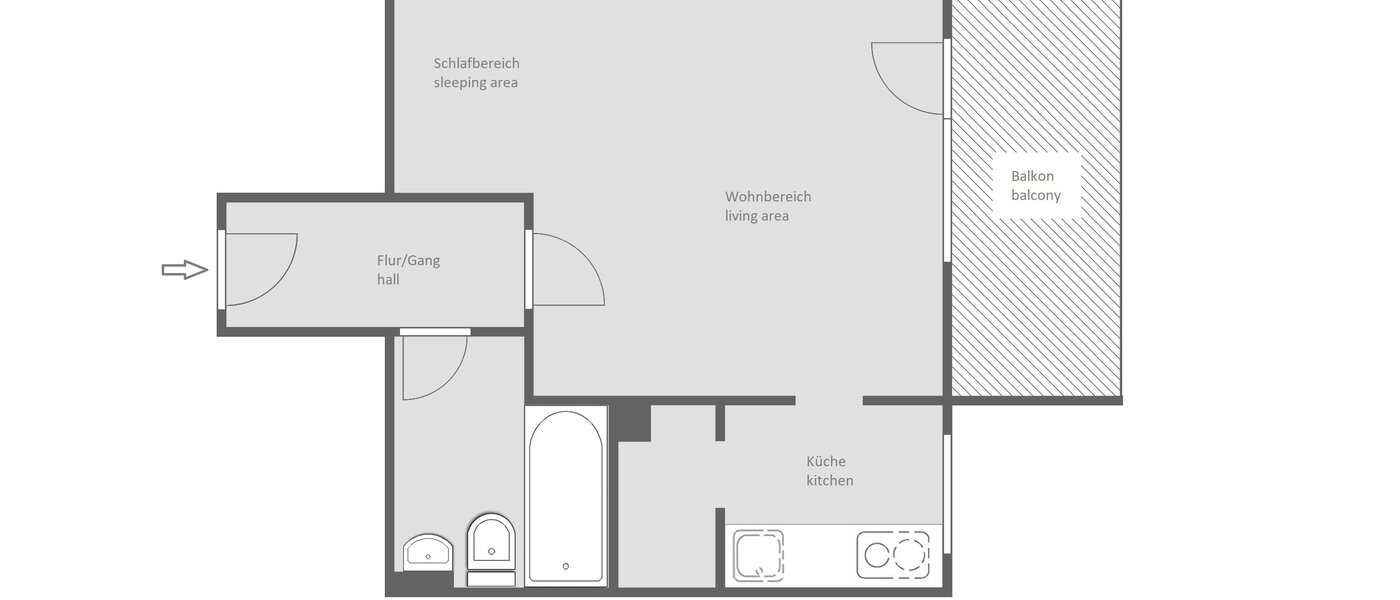 apartment München Johanneskirchen 01 floor plan 14442