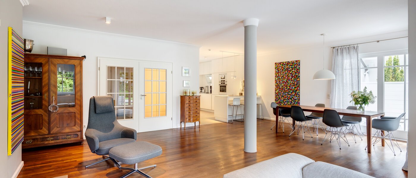 semi-detached house Grünwald 03 living area 14454