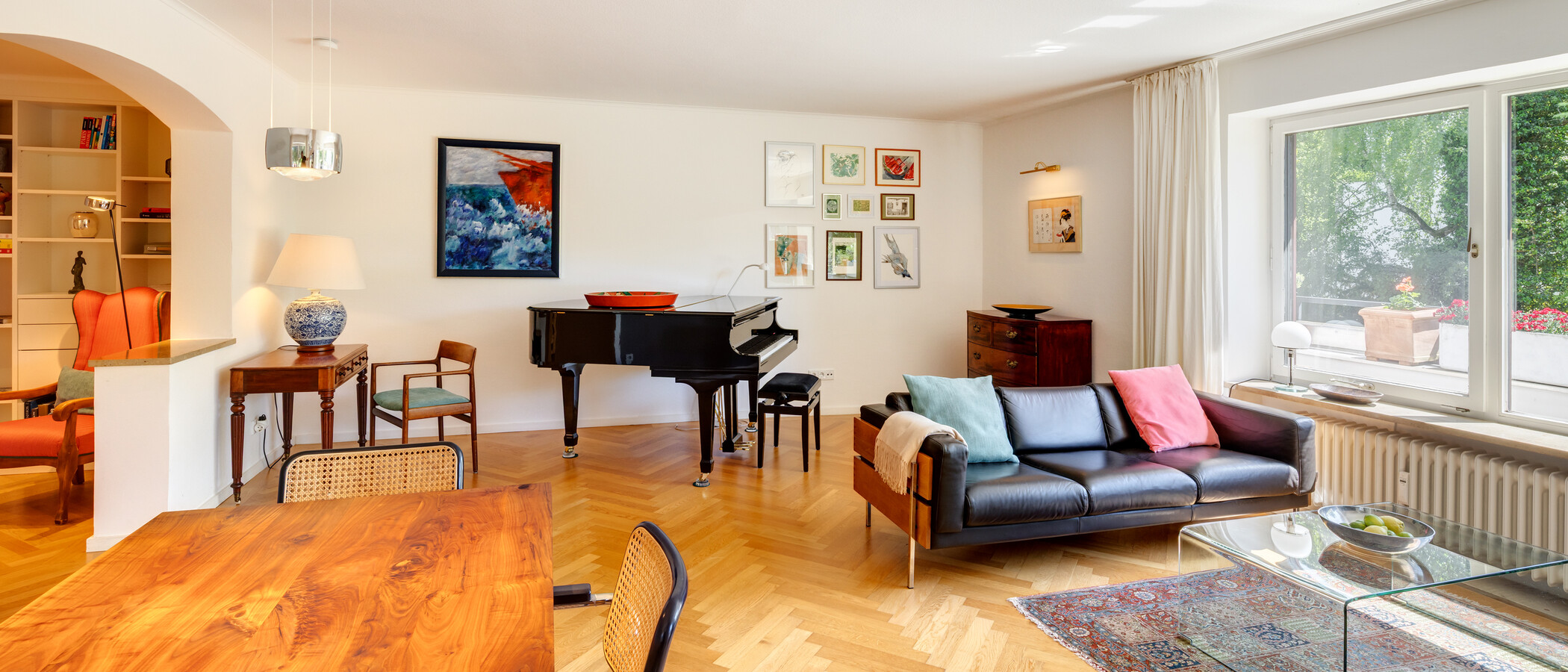 apartment München Menterschwaige 05 living area 14458