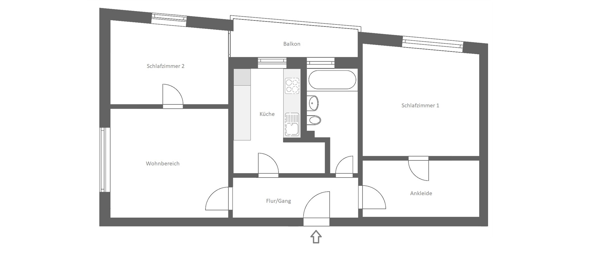 apartment München Lehel 01 floor plan 14463