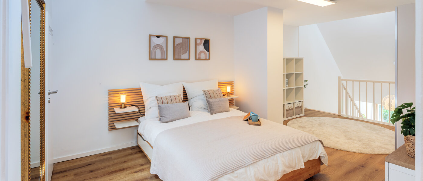 maisonette-gallery apartment München Obersendling 01 2. sleeping area 14471