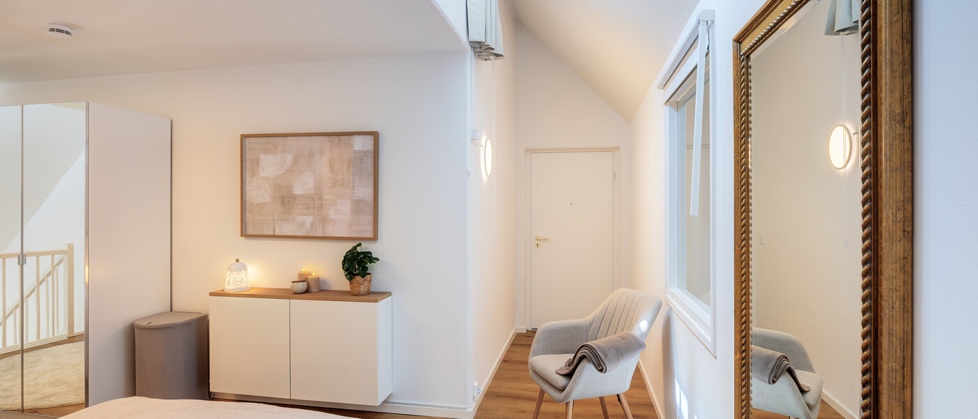 maisonette-gallery apartment München Obersendling 04 2. sleeping area 14471