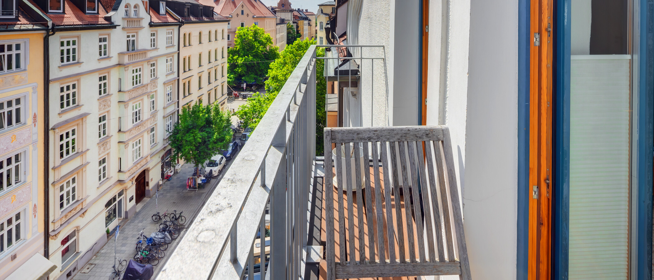 attic apartment München Dreimühlenviertel 03 balcony 14505