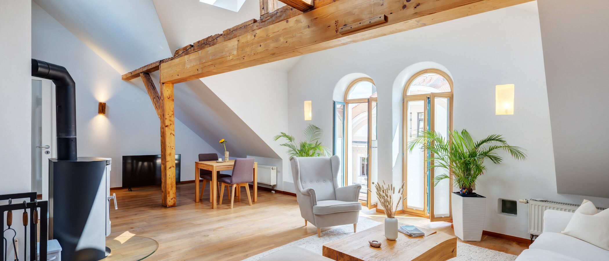 attic apartment München Dreimühlenviertel 01 living area 14505