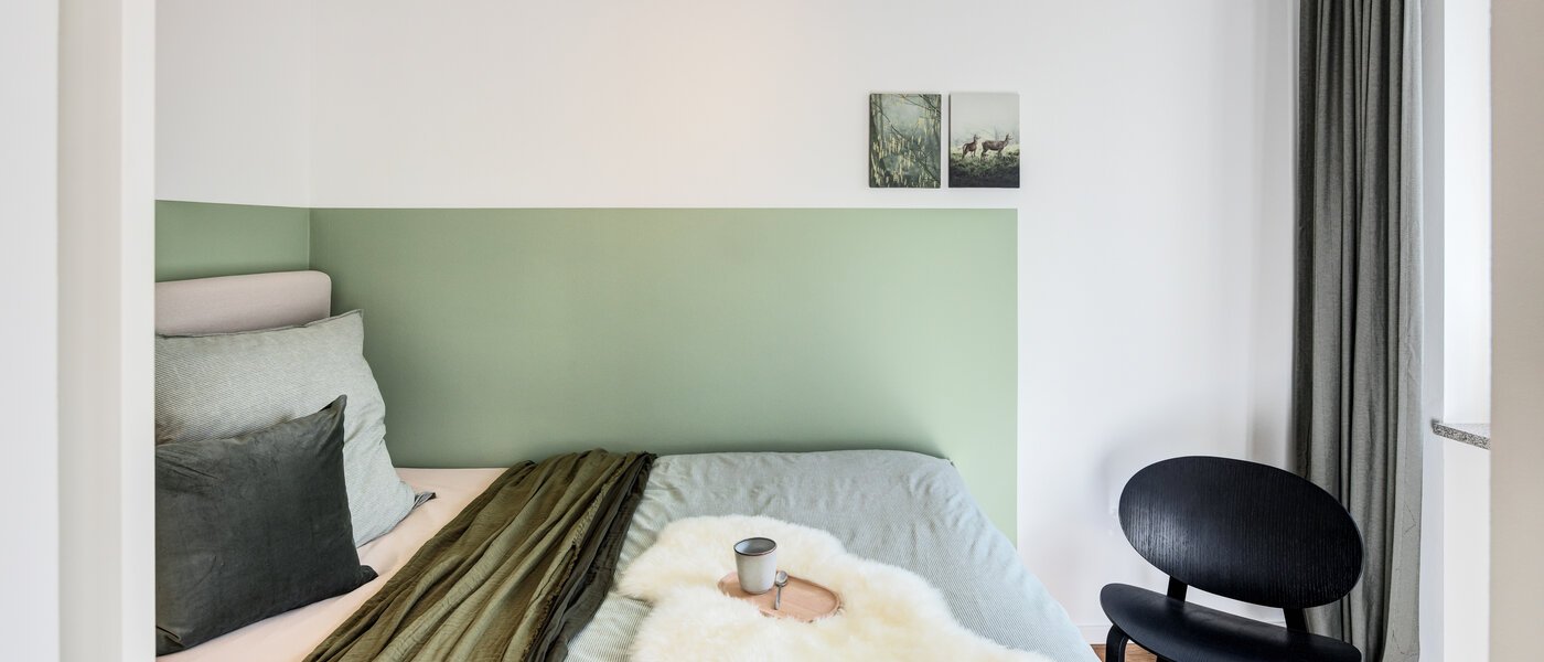 apartment München Maxvorstadt 03 sleeping area 14537