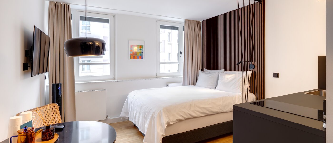 studio München Schwabing-West (rund um den Hohenzollernplatz) 01 sleeping area 14544