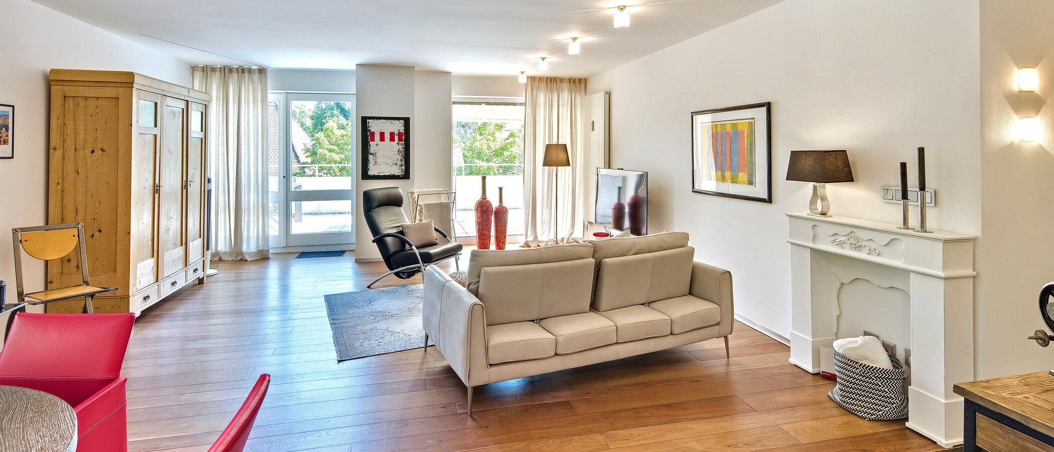 penthouse München Nymphenburg 02 living area 14553