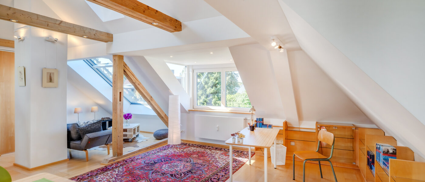 attic apartment München Fasangarten 01 living area 14562