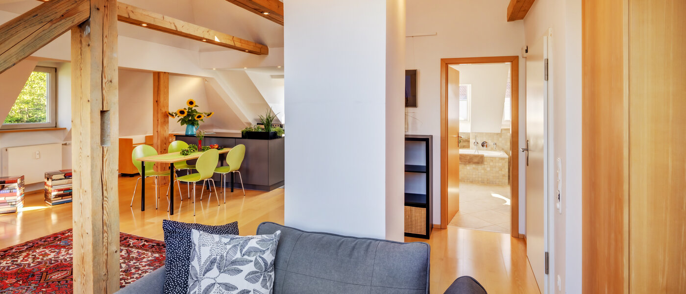 attic apartment München Fasangarten 07 living area 14562