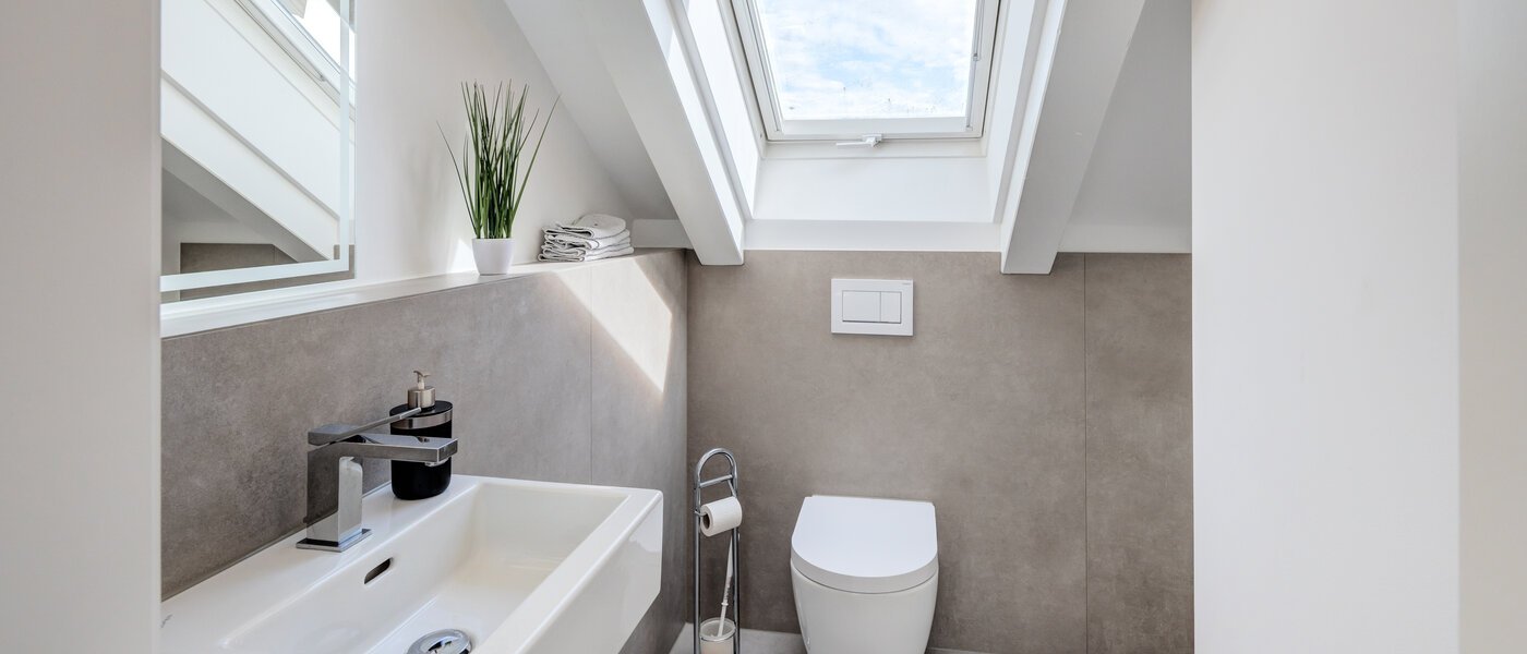 attic apartment München Maxvorstadt 01 guest toilet 14568