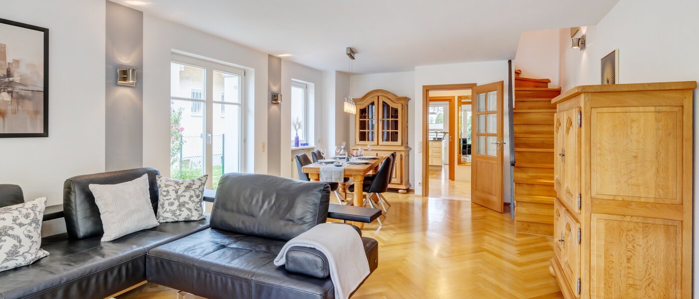 maisonette München Fasangarten 01 living area 14585