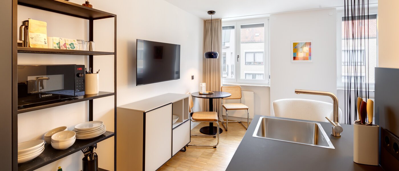 studio München Schwabing-West (rund um den Hohenzollernplatz) 05 living area 14592