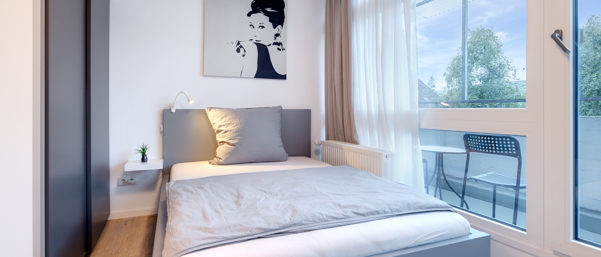 studio München Ramersdorf 01 sleeping area 14595