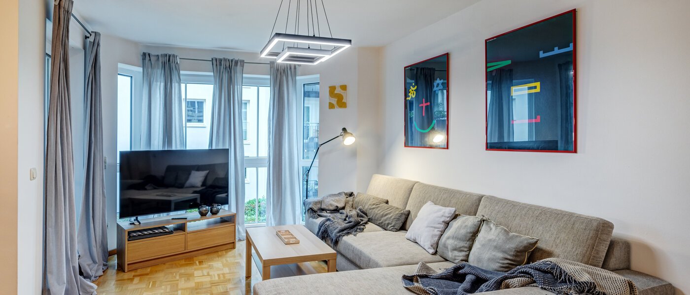 apartment München Nymphenburg 02 living room 14596