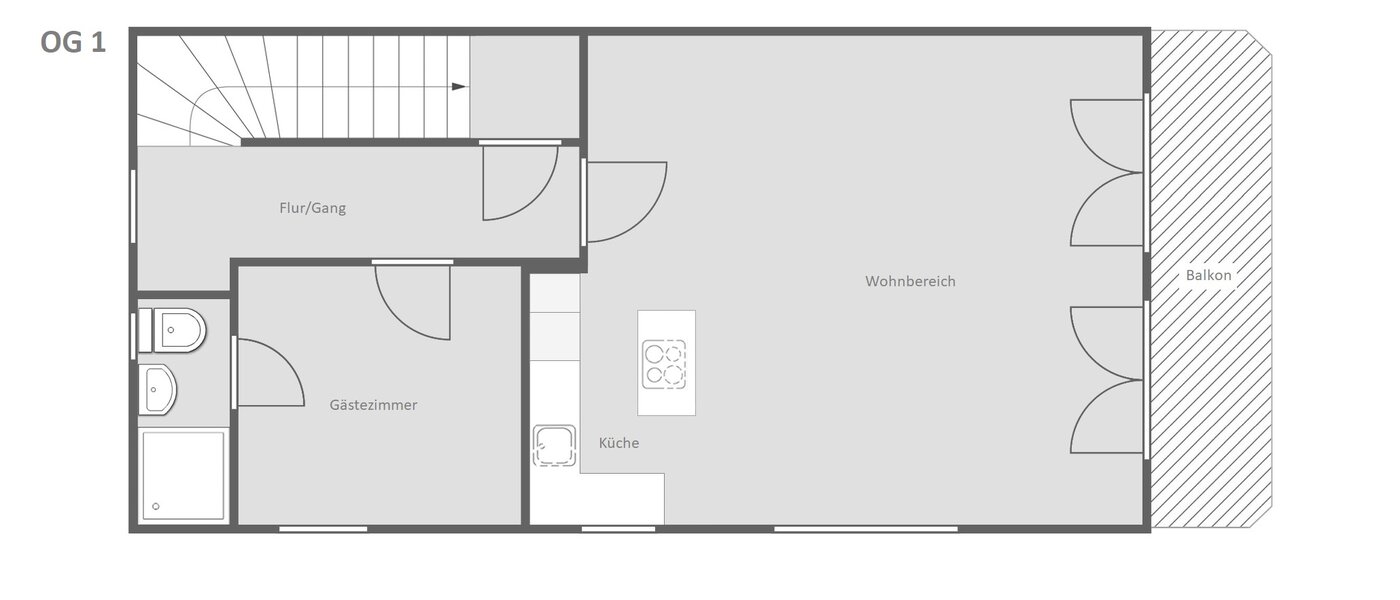 maisonette München Freimann 01 floor plan 14598