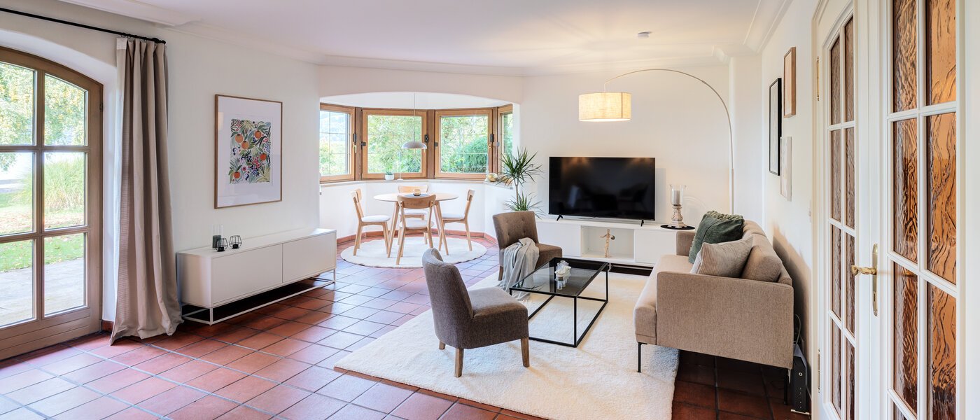 semi-detached house Rottach-Egern 02 living room 14616