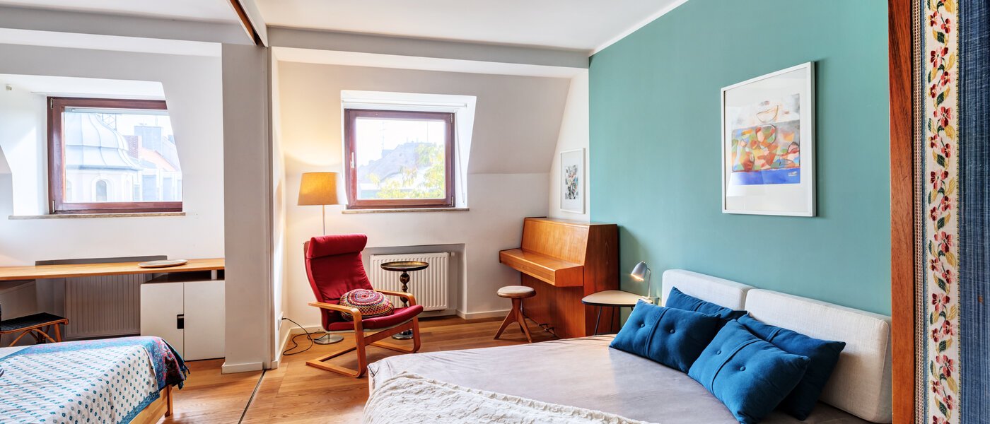 attic apartment München Haidhausen 02 2. bedroom 14648