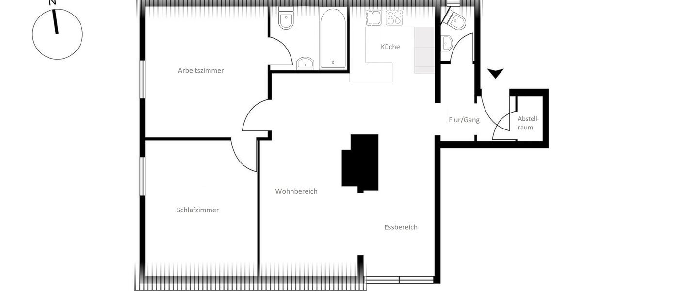 apartment München Solln 01 floor plan 14670