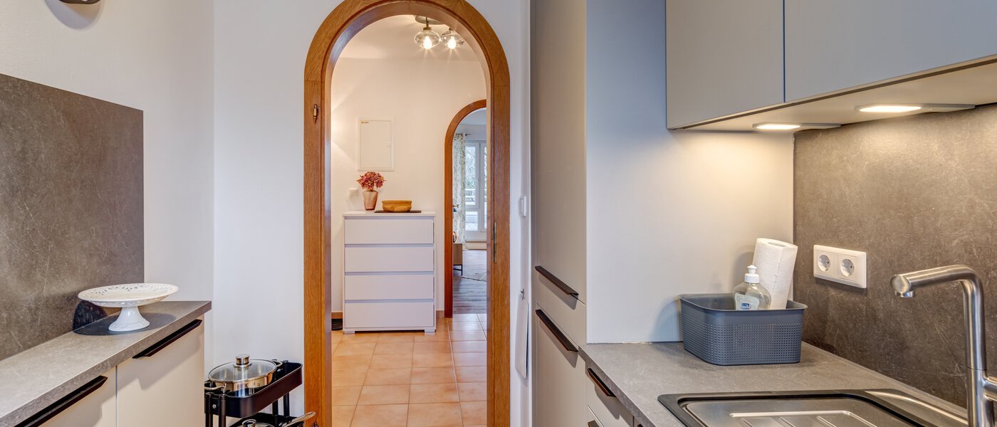 roof terrace apartment München Nymphenburg 03 kitchen 14694