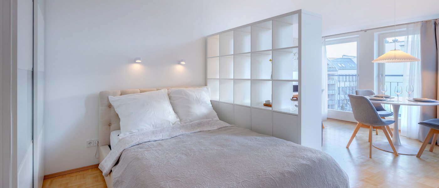 attic apartment München Neuhausen 01 sleeping area 14695