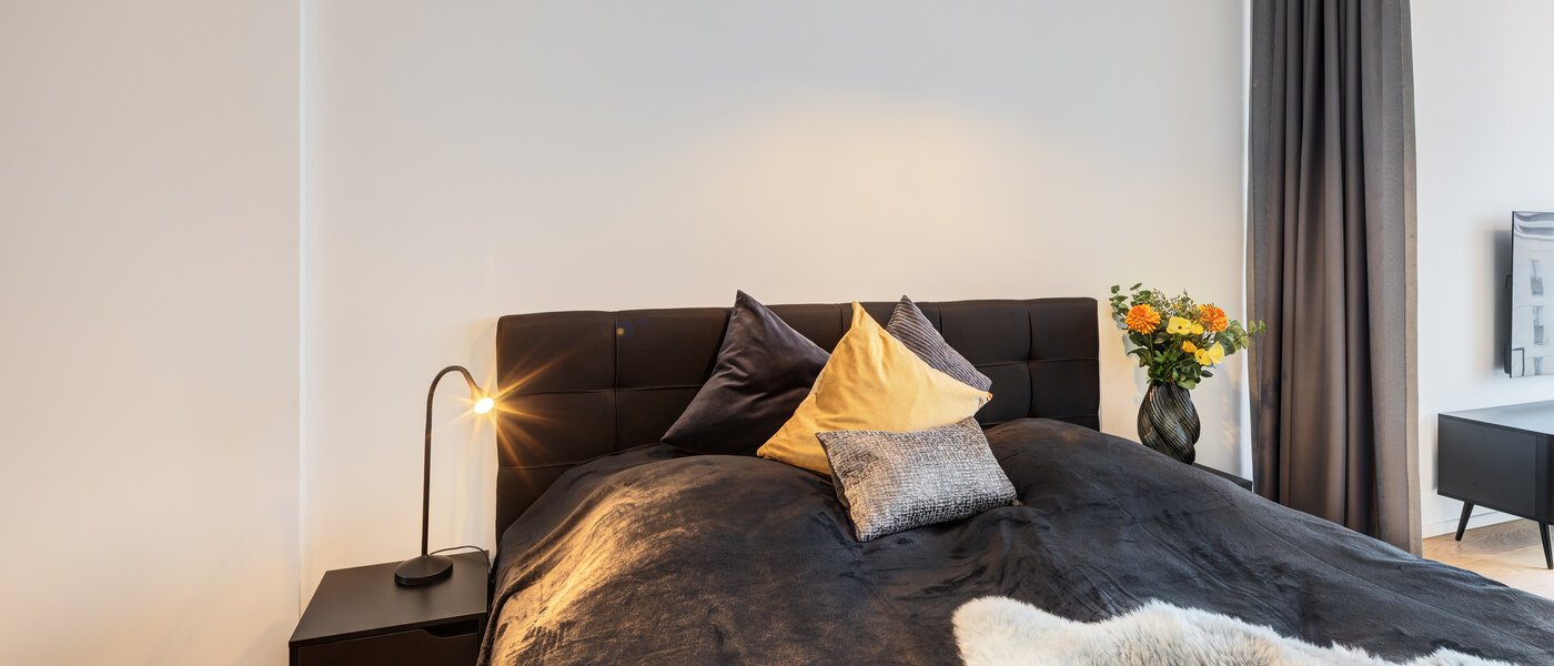 roof terrace apartment München Neuhausen 02 sleeping area 14699