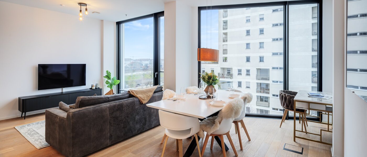 roof terrace apartment München Neuhausen 01 living area 14699