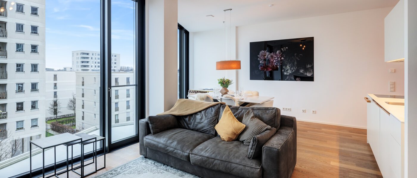 roof terrace apartment München Neuhausen 03 living area 14699