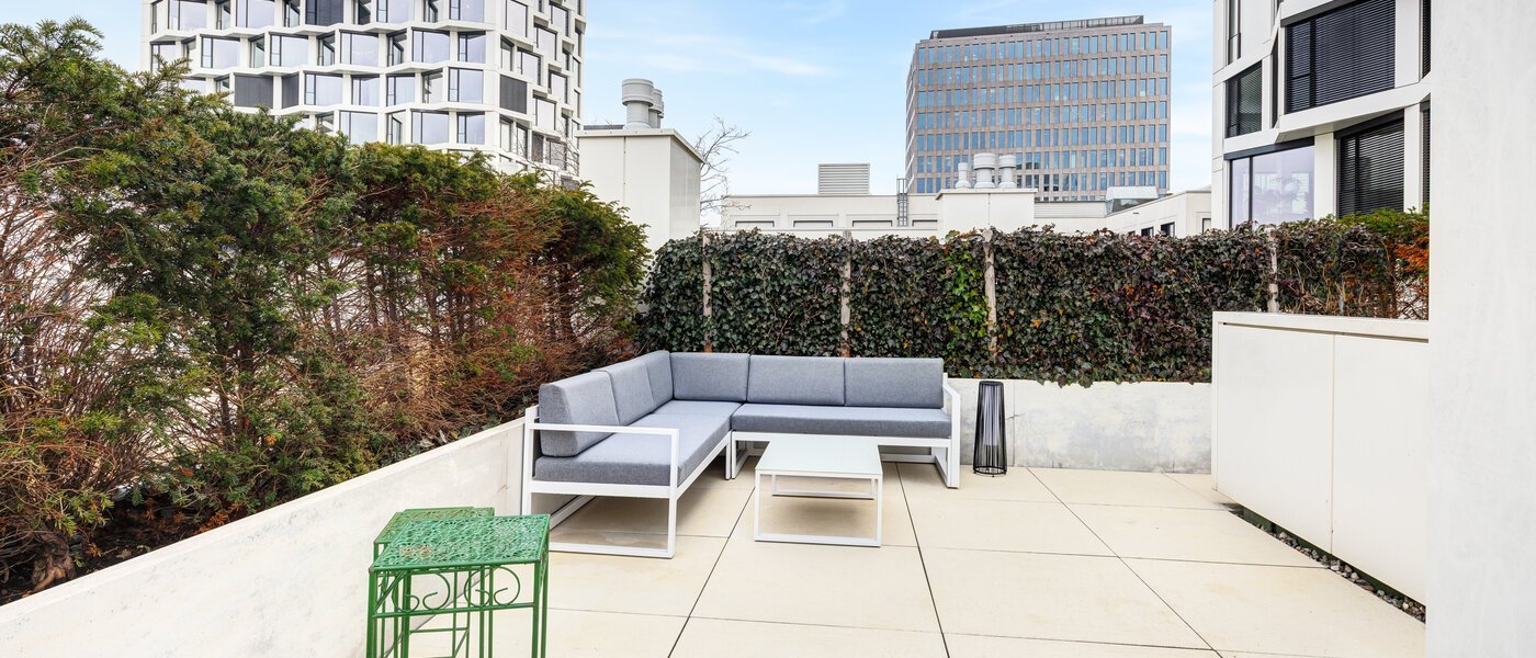 roof terrace apartment München Neuhausen 01 roof terrace 14699