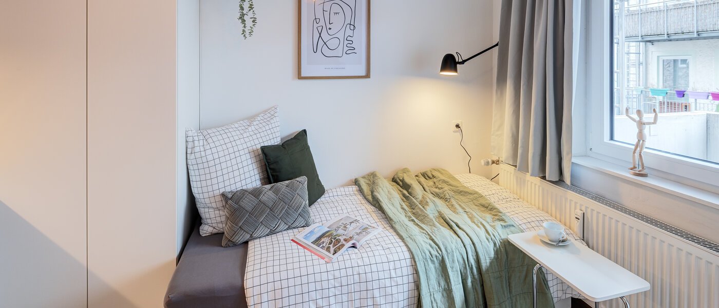 apartment München Glockenbachviertel 01 sleeping area 14711