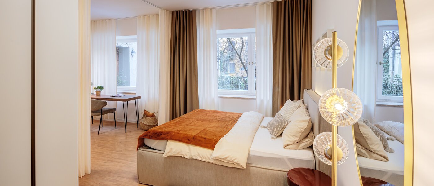 apartment München Schwanthalerhöhe 04 sleeping area 14714