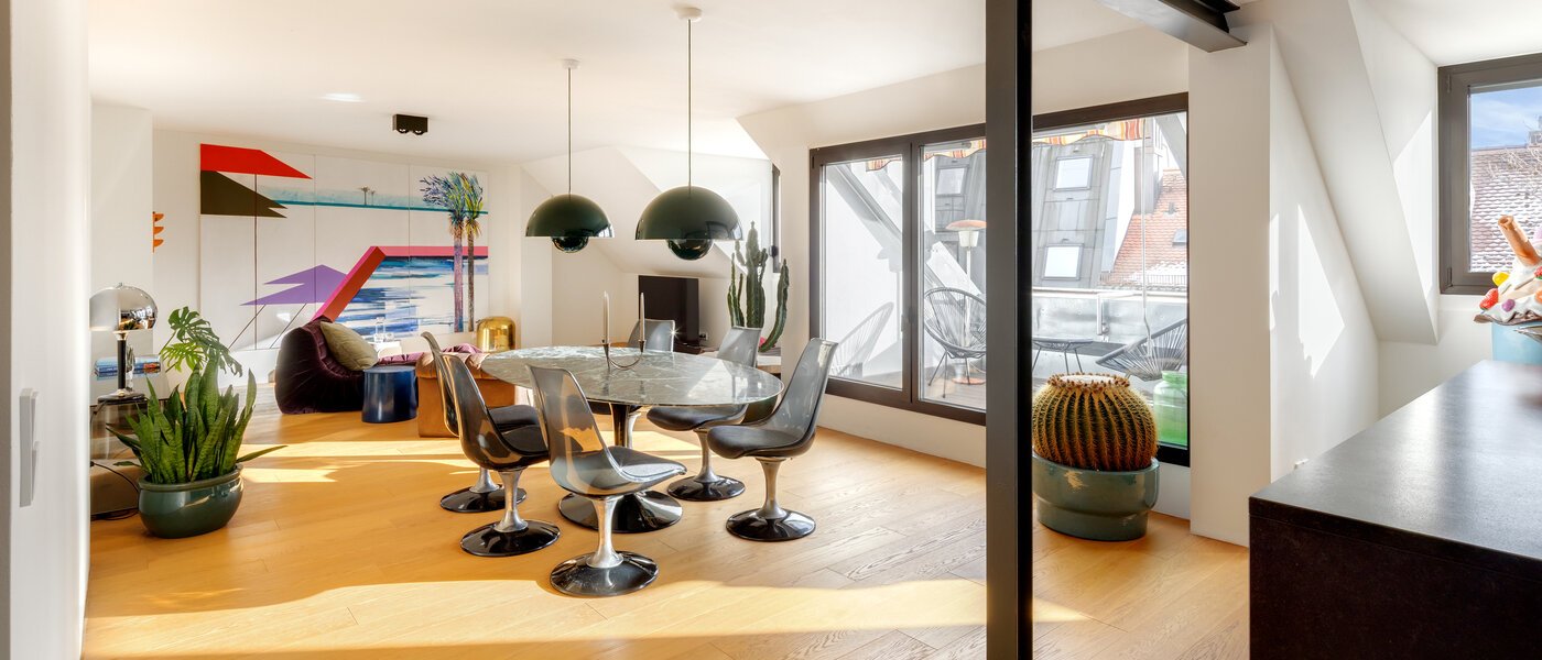 maisonette München Glockenbachviertel 02 living room 14717