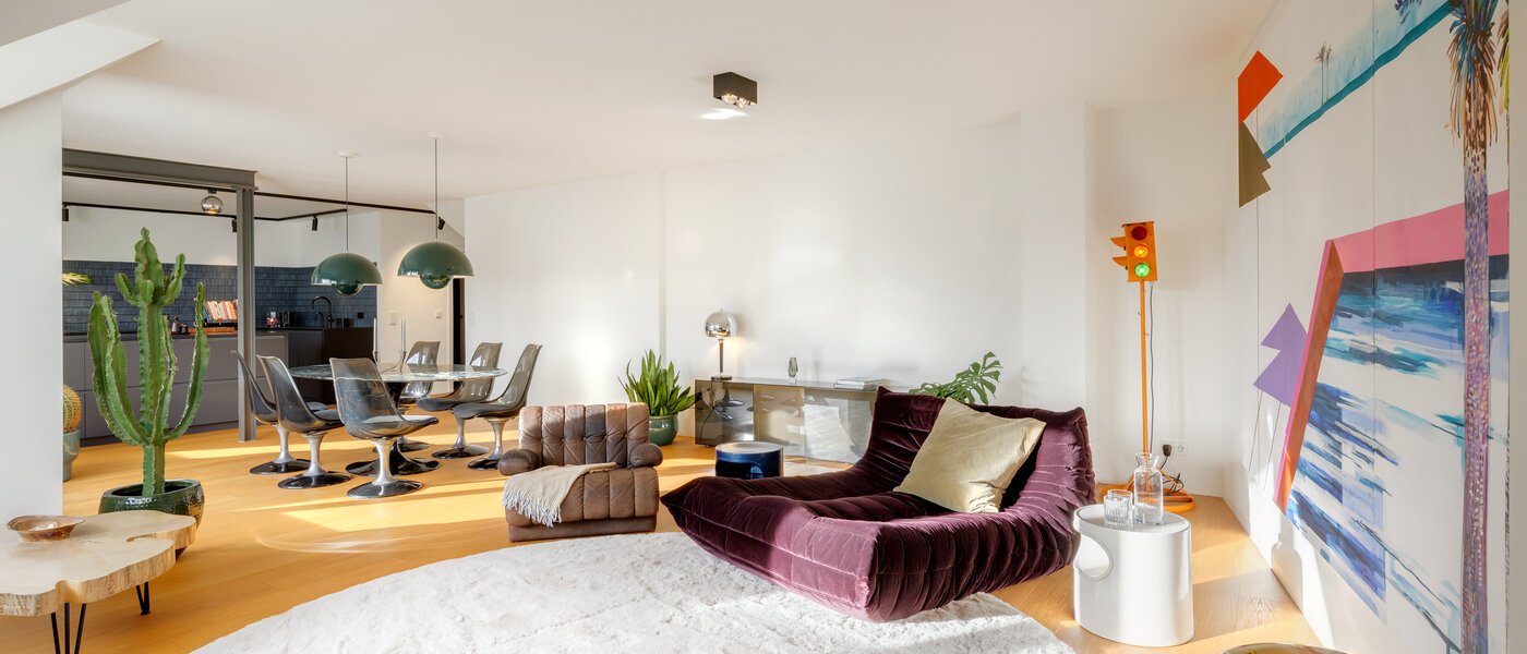 maisonette München Glockenbachviertel 05 living room 14717