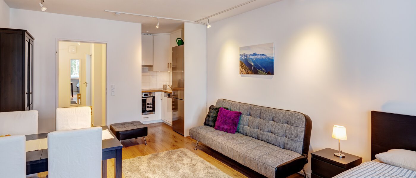 apartment München Schwabing (links der Leopoldstraße) 03 living area 14718