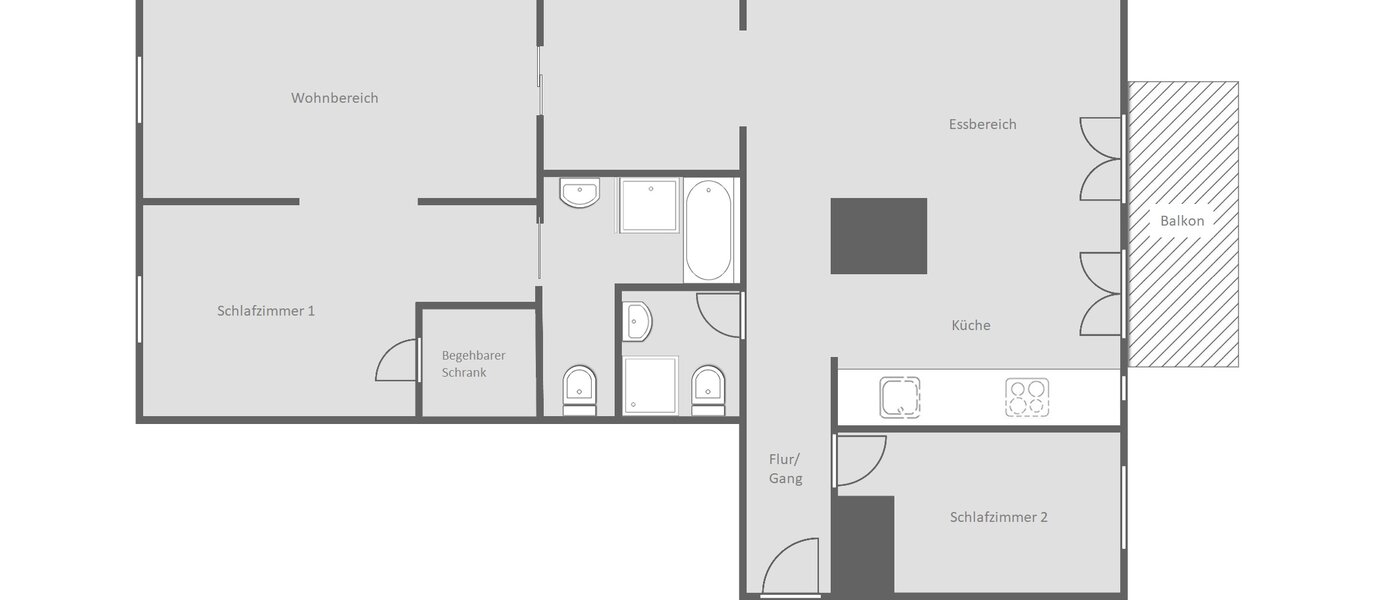 apartment München Gärtnerplatzviertel 01 floor plan 14724
