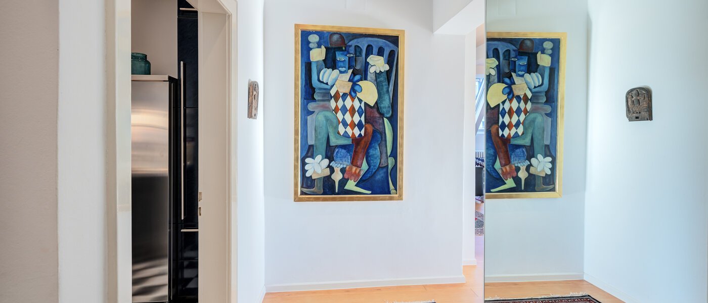 roof terrace apartment München Schwabing-West 02 hall 14731