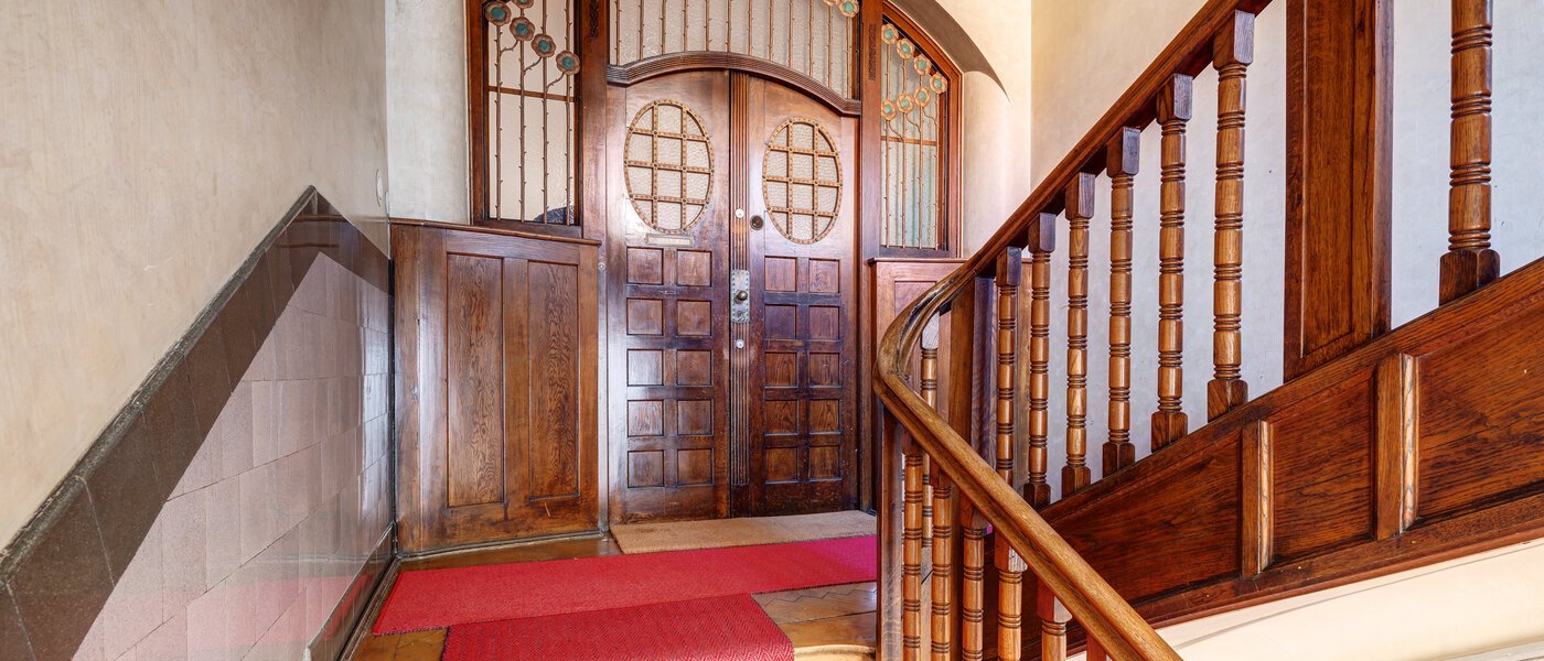 roof terrace apartment München Schwabing-West 01 staircase 14731