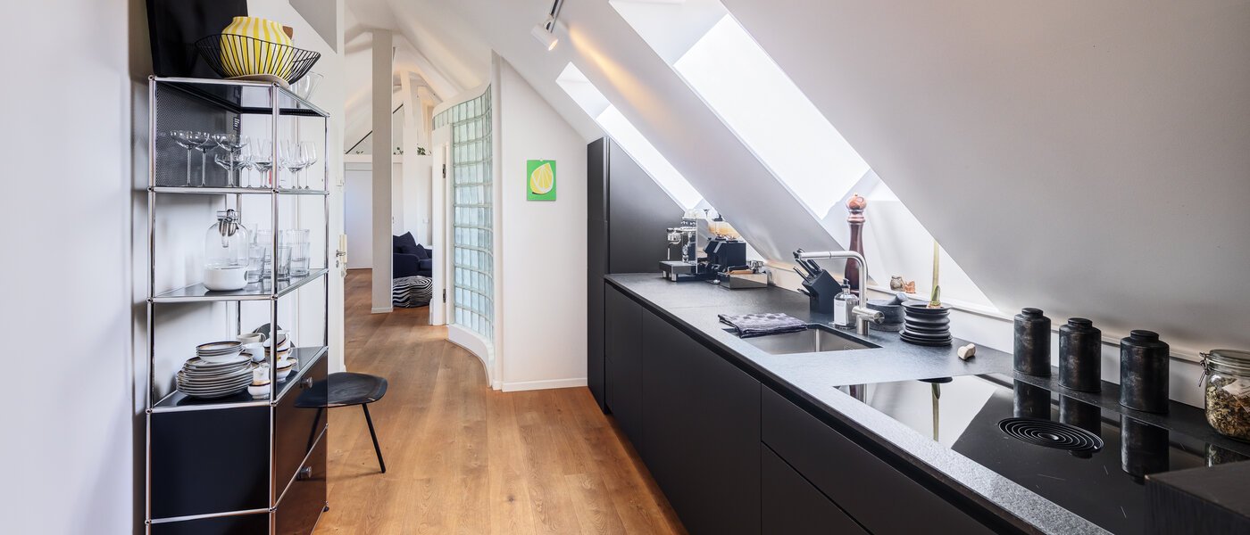 roof terrace apartment München Haidhausen 01 kitchen 14748