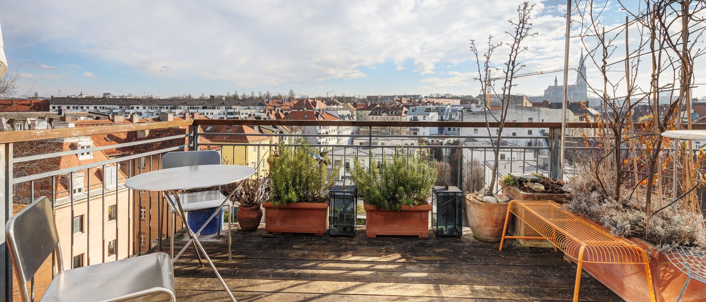 roof terrace apartment München Haidhausen 02 roof terrace 14748
