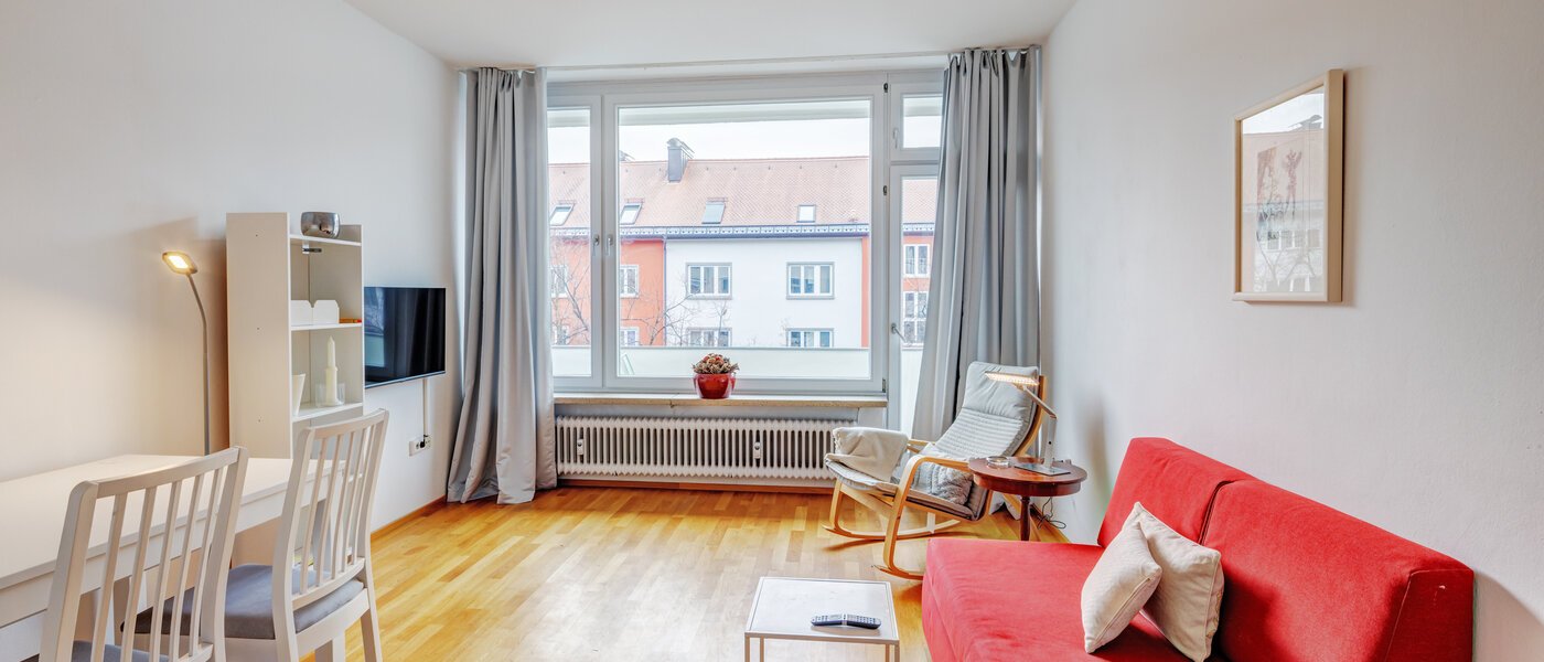 studio München Schwabing-West (rund um den Hohenzollernplatz) 01 living area 14754
