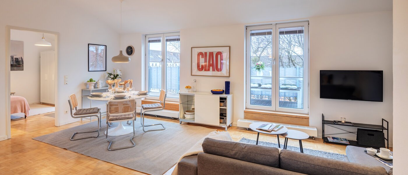 roof terrace apartment München Maxvorstadt 03 living area 14758