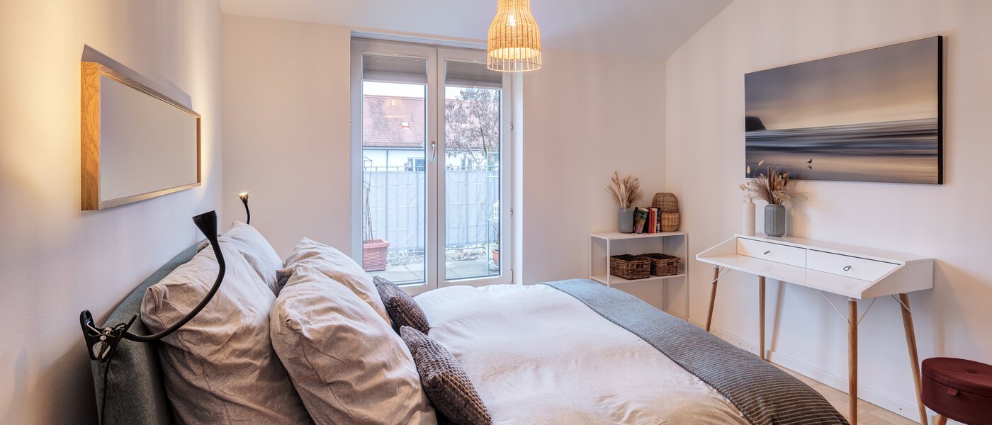 roof terrace apartment München Maxvorstadt 02 1. bedroom 14758