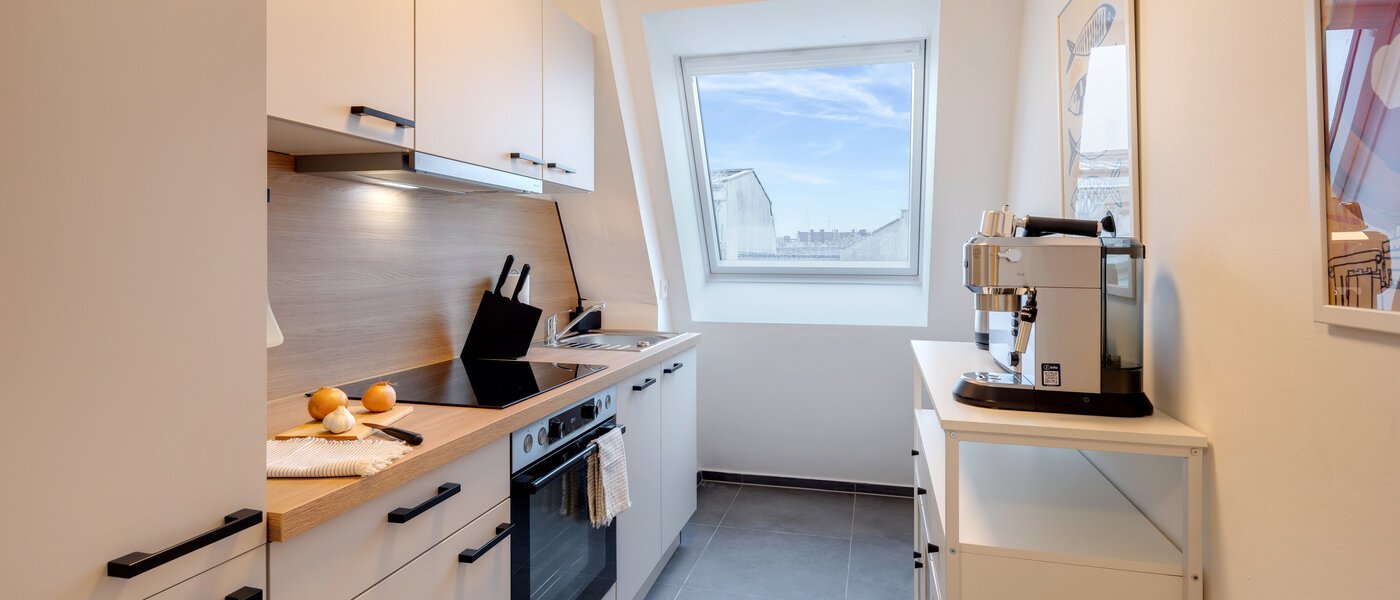 attic apartment München Isarvorstadt 01 kitchen 14762