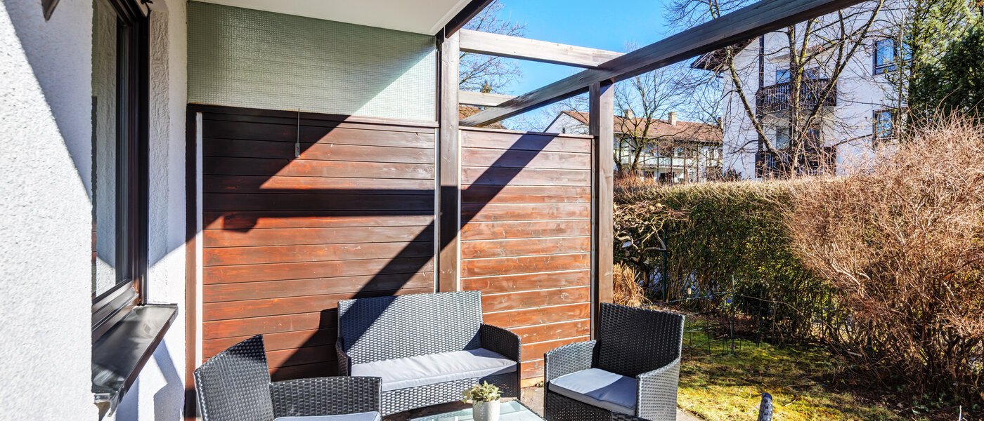 apartment with garden 	 München Altperlach 01 terrace 14773