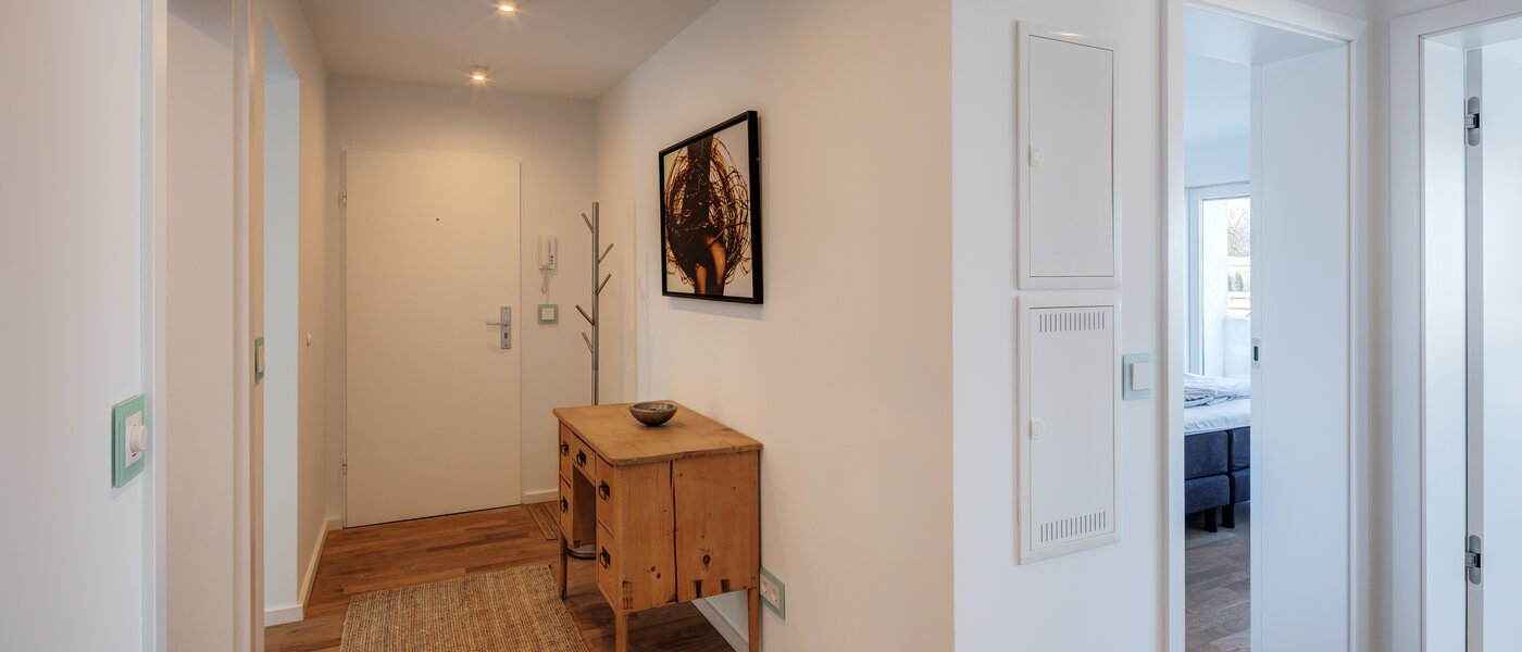 roof terrace apartment München Nymphenburg 01 hall 14775