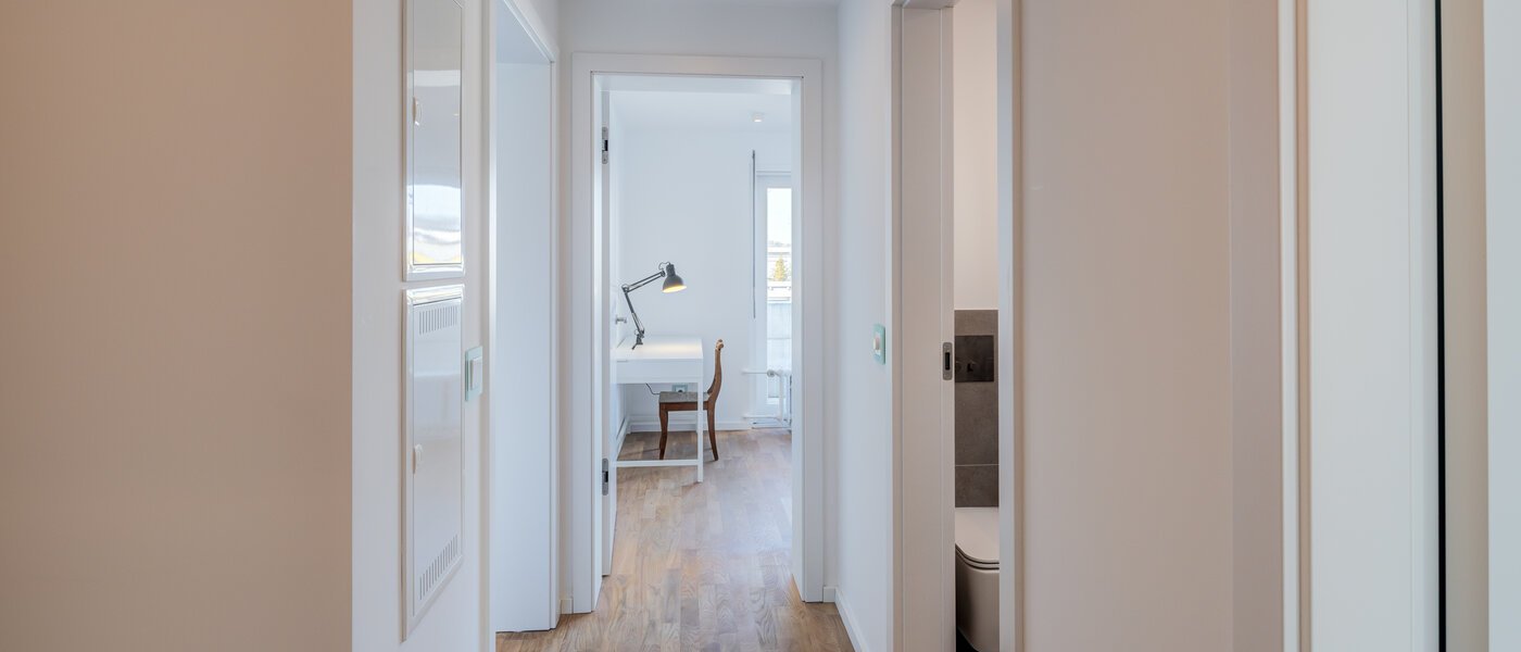 roof terrace apartment München Nymphenburg 02 hall 14775