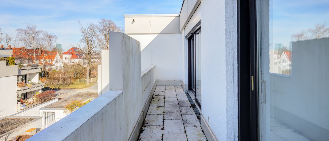 roof terrace apartment München Nymphenburg 01 2. roof terrace 14775