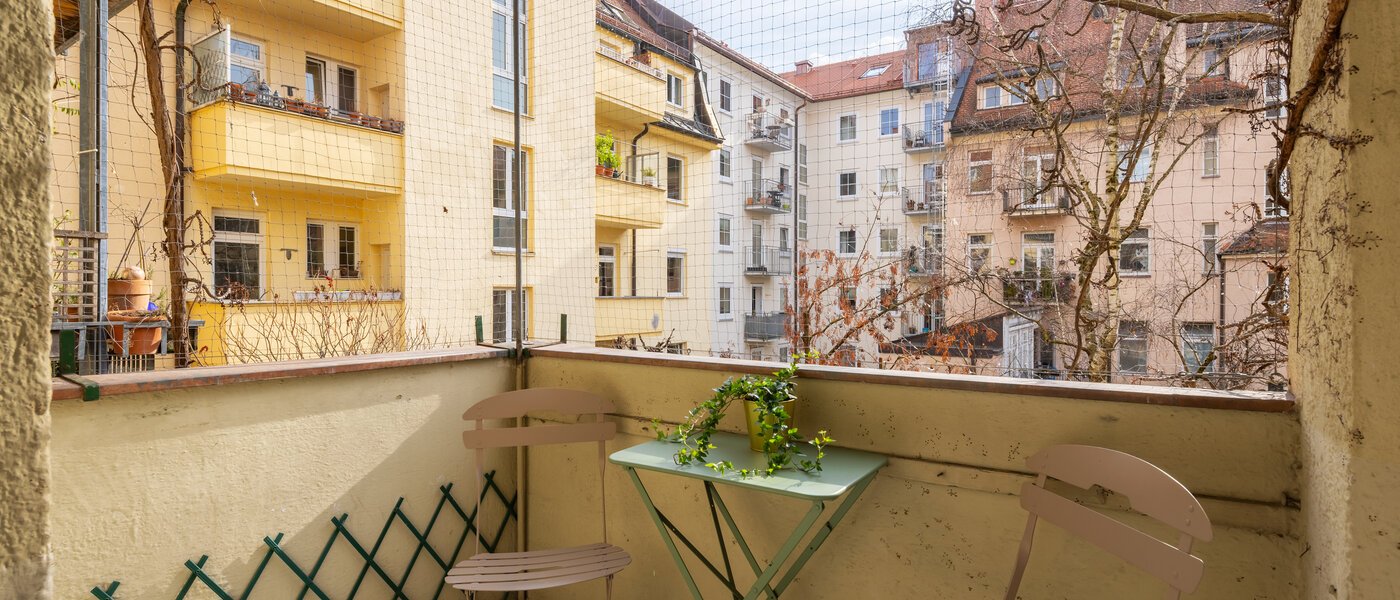 apartment München Maxvorstadt - Rund um den Josephplatz 01 loggia 14777