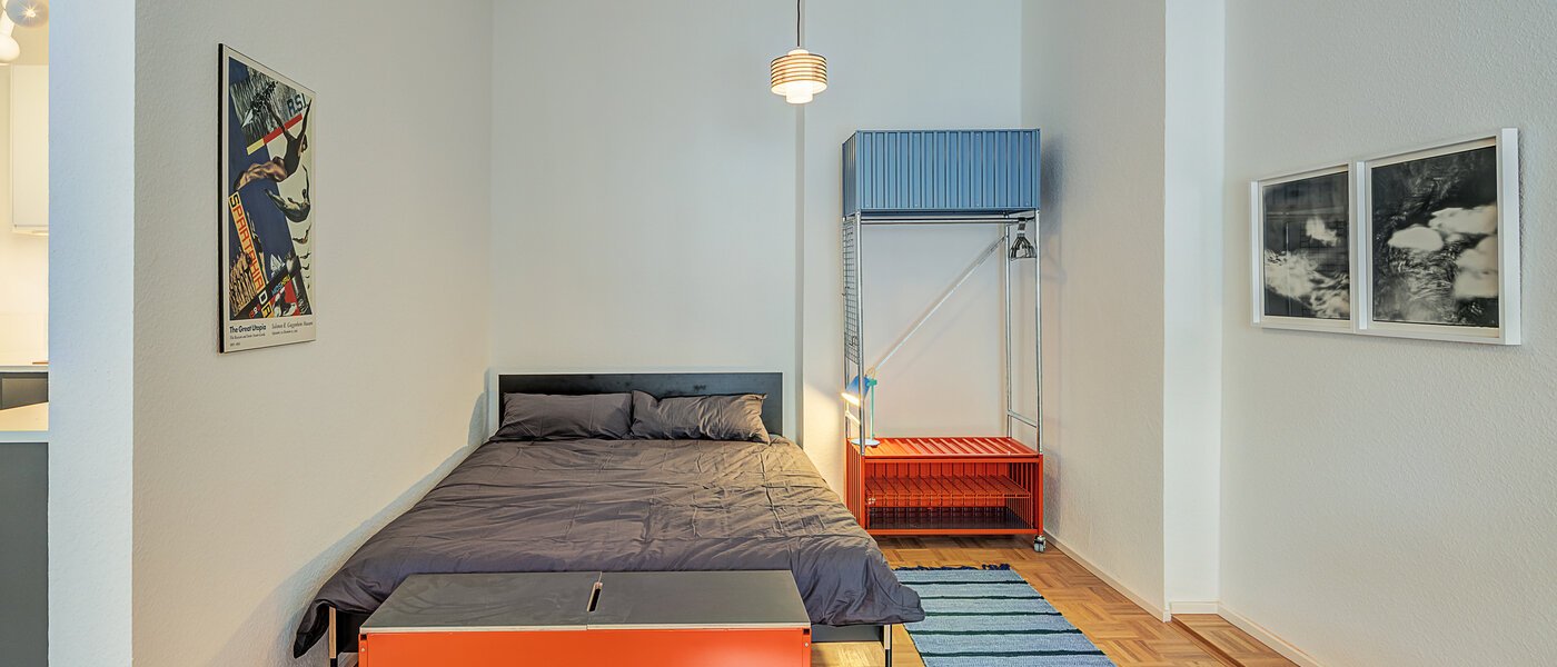 apartment München Glockenbachviertel 01 sleeping area 14780