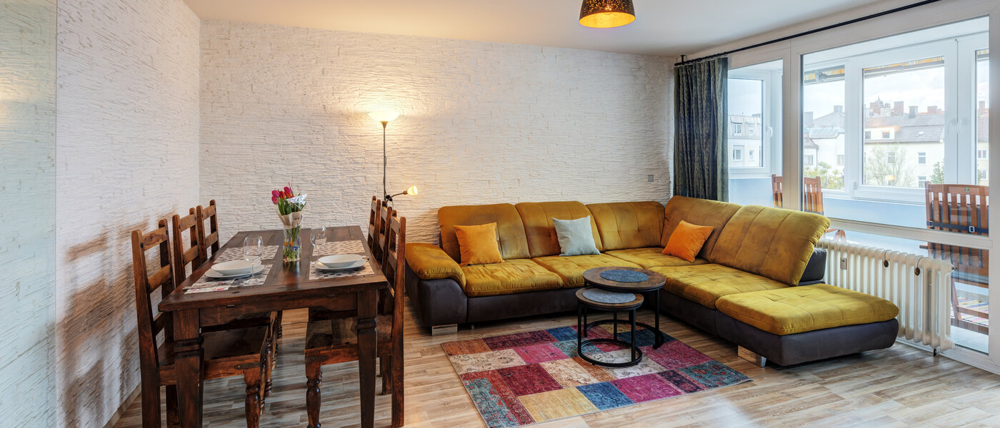 apartment München Mittersendling 04 living area 14783